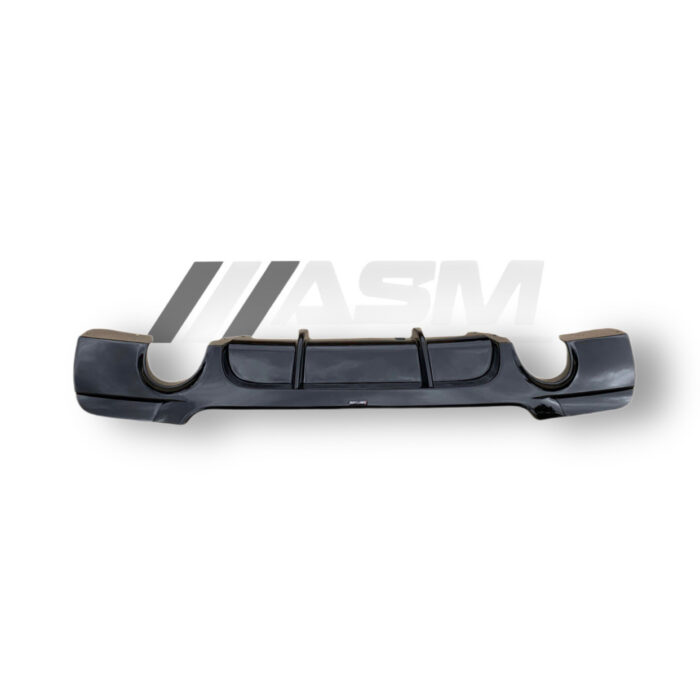 BMW 3 SERIES E92/E93 GLOSS BLACK REAR DIFFUSER DUAL EXHAUST