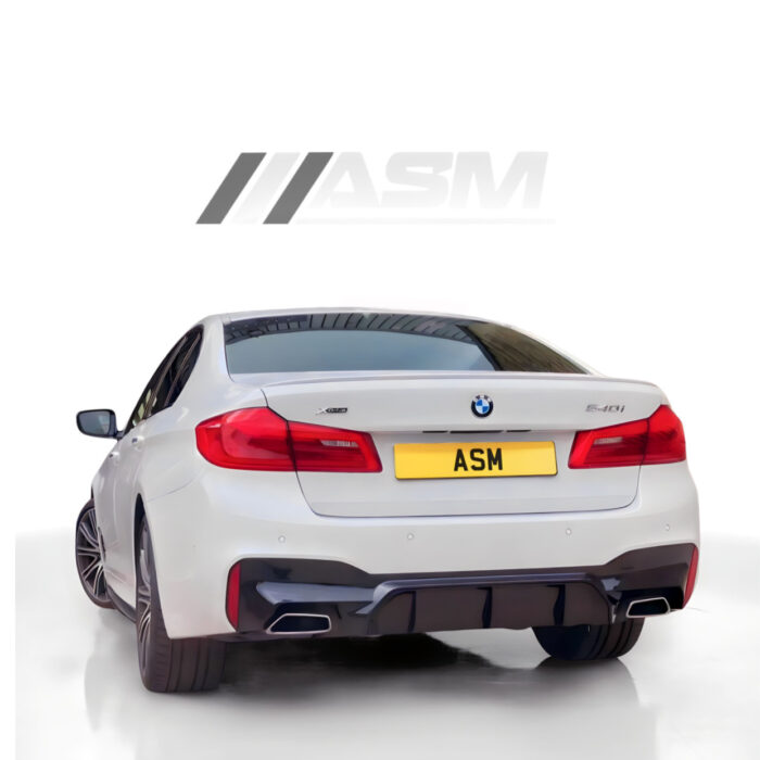 BMW 5 SERIES G30 GLOSS BLACK DIFFUSER - M5 STYLE