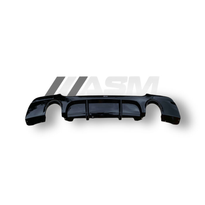 BMW 3 SERIES E92/E93 GLOSS BLACK REAR DIFFUSER DUAL EXHAUST