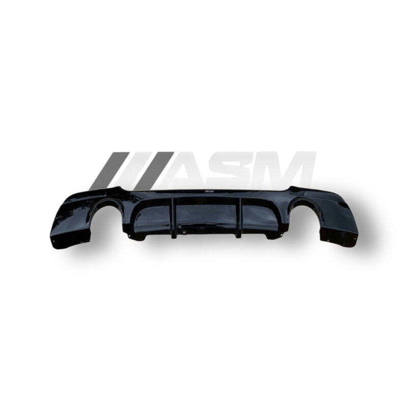 BMW 3 SERIES E92/E93 GLOSS BLACK REAR DIFFUSER DUAL EXHAUST