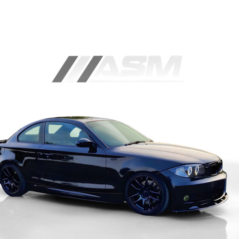 BMW E82/E88 FRONT SPLITTER GLOSS BLACK ABS