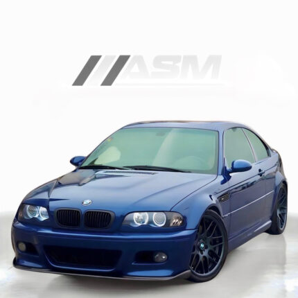 BMW E46 M3 FRONT SPLITTER BLACK GLOSS ABS