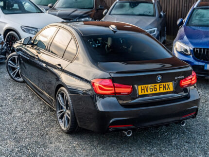 BMW 3 SERIES F30 GLOSS BLACK QUAD EXHAUST DIFFUSER