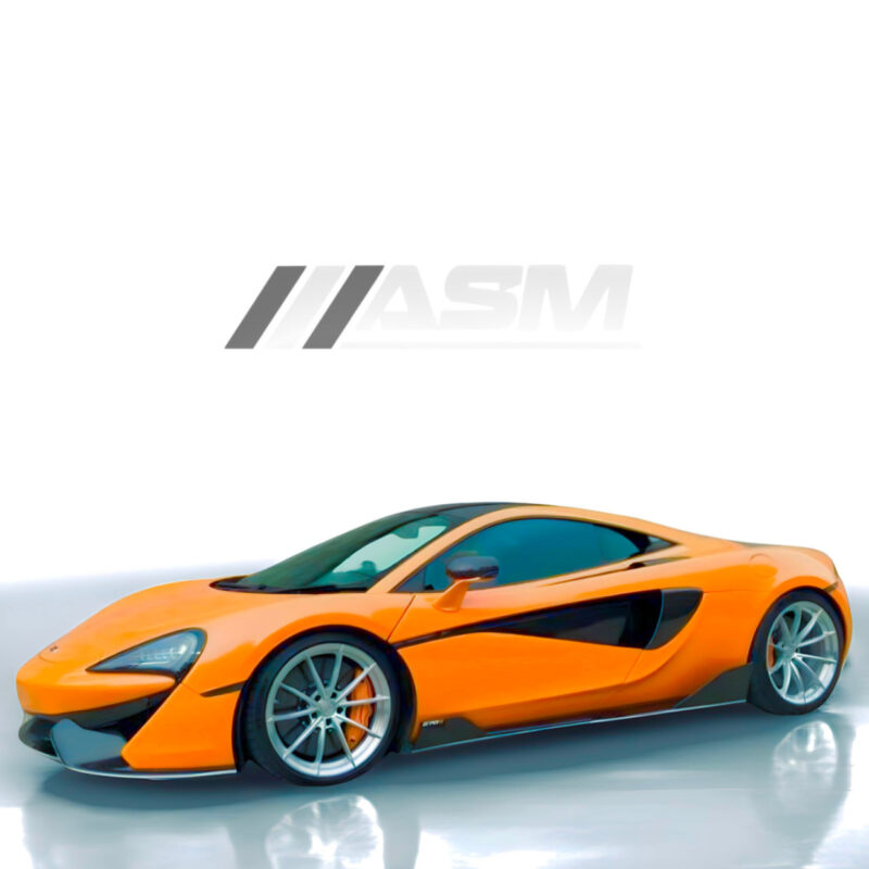 McLaren 570GT/570S/540C DRY PRE-PREG CARBON FIBRE SIDE SKIRTS