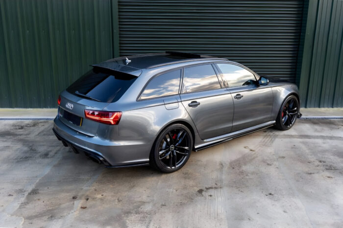 AUDI RS6 C7 CARBON FIBRE SIDE SKIRT V-STYLE