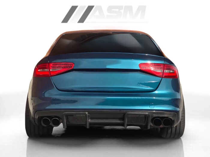 AUDI A4 B8.5 S LINE / S4 CARBON FIBRE DIFFUSER V STYLE