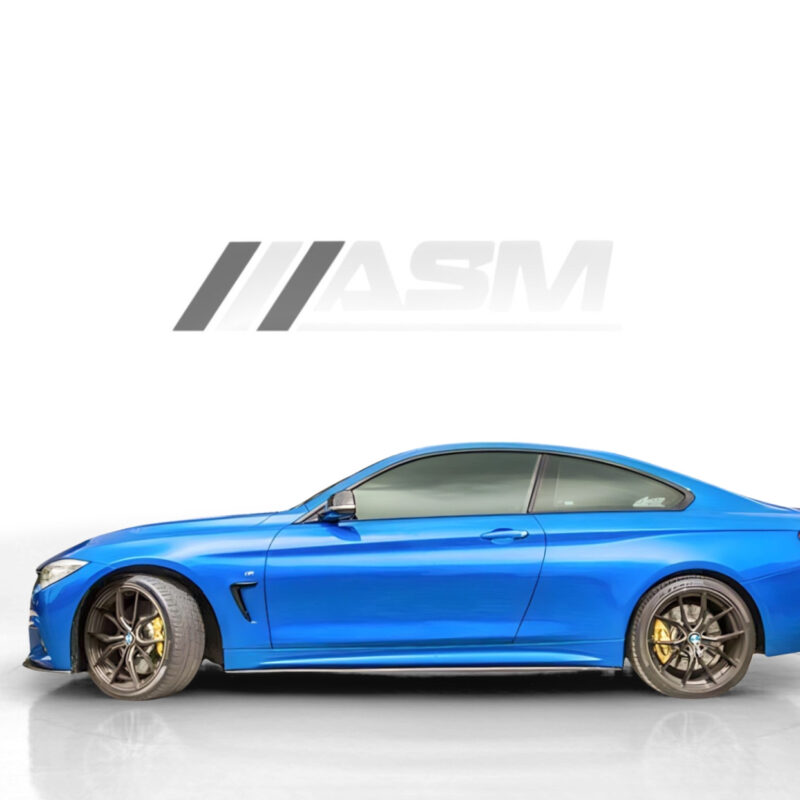 BMW 4 SERIES F32/F33/F36  SIDE SKIRTS GLOSS BLACK ABS