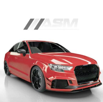 AUDI RS3 8V SALOON CARBON FIBRE FRONT SPLITTER LIP
