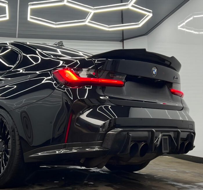 BMW M3 G80/G81 PRE-PREG CARBON FIBRE REAR DIFFUSER WITH LED