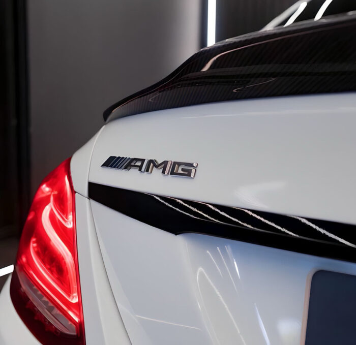 MERCEDES C63/C63S W205 SALOON CARBON FIBRE REAR SPOILER PSM STYLE