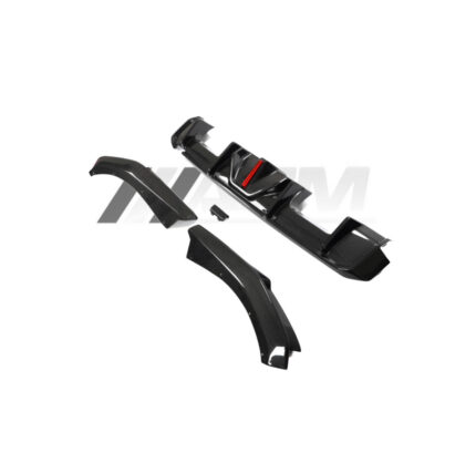 BMW M4 G82-G83 PRE-PREG CARBON FIBRE DIFFUSER V STYLE WITH LED