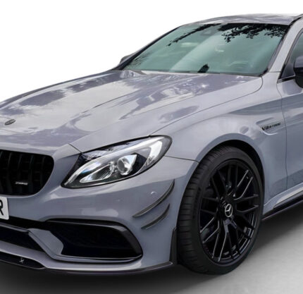 MERCEDES W205 C63 / C63S FRONT BUMPER CARBON FIBRE CANARDS FINS