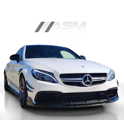 MERCEDES C63 AMG W205 COUPE CARBON FIBRE FRONT SPLITTER LIP