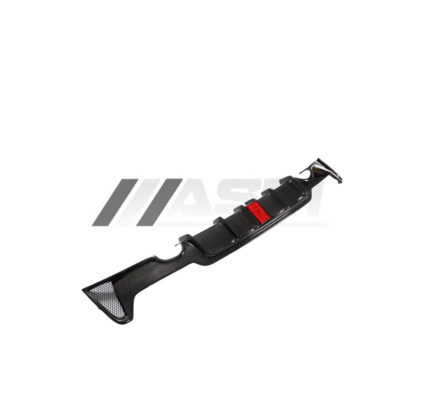 BMW F32/F33/F36 4 SERIES CARBON FIBRE REAR DIFFUSER WITH LED