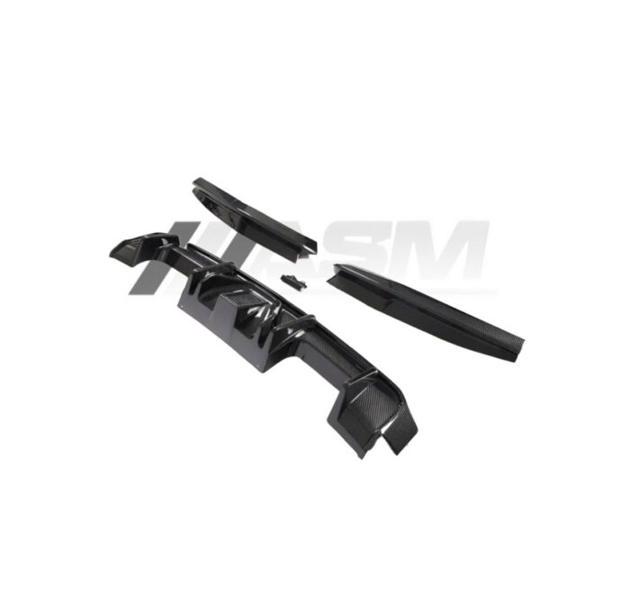BMW M3 G80/G81 PRE-PREG CARBON FIBRE REAR DIFFUSER WITH LED
