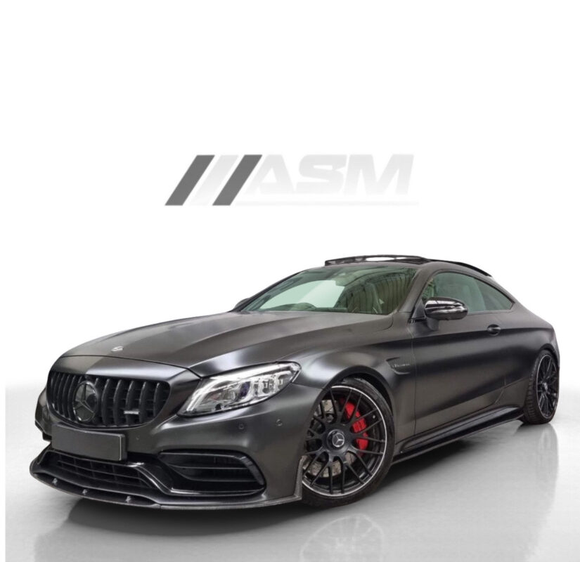 MERCEDES C63 W205 COUPE/CONVERTIBLE CARBON FIBRE FRONT SPLITTER LIP