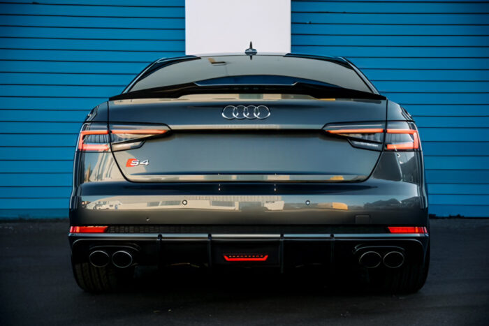 AUDI A4 B9 S LINE/S4 CARBON FIBRE DIFFUSER WITH 3RD BRAKE LIGHT