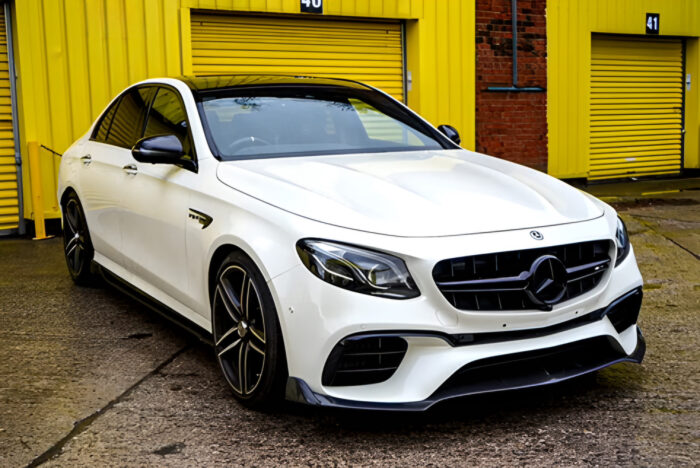 MERCEDES E63(S) W213 CARBON FIBRE FRONT SPLITTER