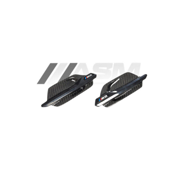 BMW M2 / M2C F87 CARBON FIBRE SIDE FENDER VENTS