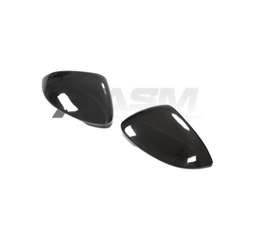 CARBON FIBRE WING MIRROR COVERS FOR VW GOLF MK8 GTI & R
