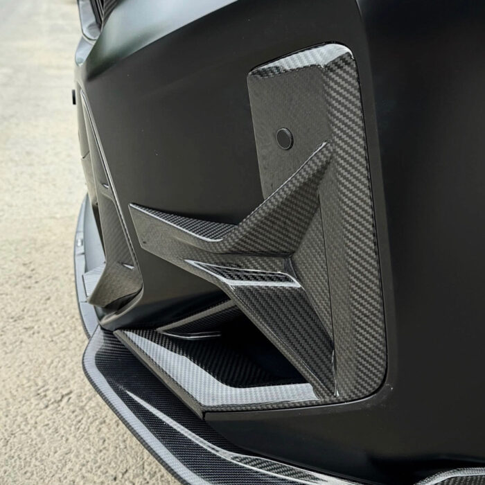 BMW F97 X3M F98 X4M LCI PRE-PREG CARBON FIBRE FRONT BUMPER TRIMS