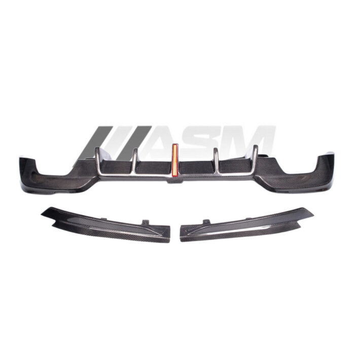 BMW G20/G21 3 SERIES CARBON FIBRE DIFFUSER WITH LED