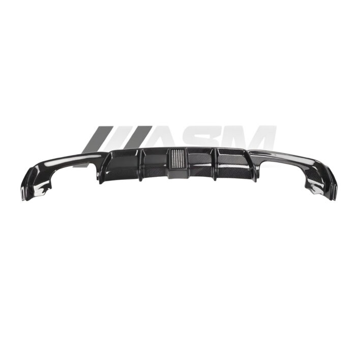 BMW F30/F31 3 SERIES CARBON FIBRE DIFFUSER QUAD EXHAUST WITH LED