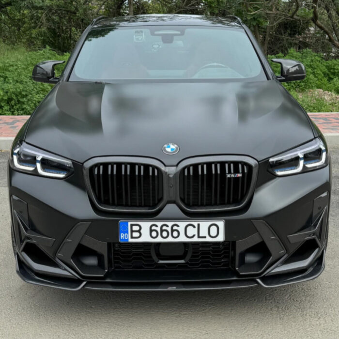 BMW F97 X3M F98 X4M LCI PRE-PREG CARBON FIBRE FRONT BUMPER TRIMS