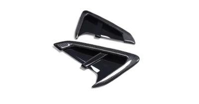 Gloss Top View Of Carbon Fibre Side Vents For Bmw X3M/X4M, Designed For Performance Styling And Ventilation