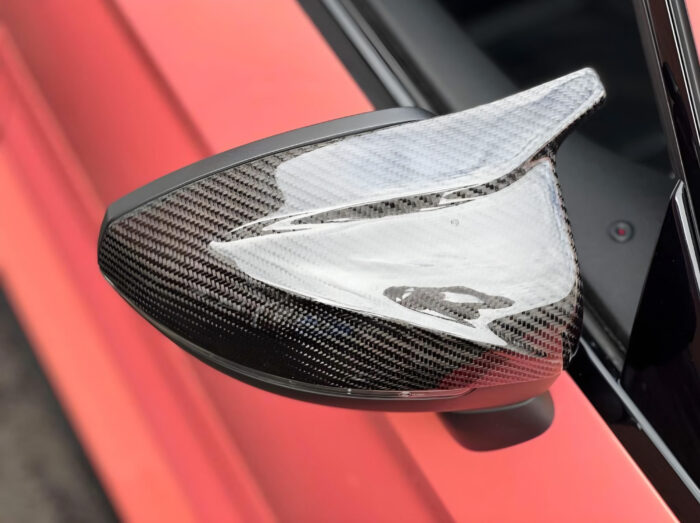 AUDI A3/S3/RS3 8V CARBON FIBRE MIRRORS V STYLE WITHOUT LANE ASSIST