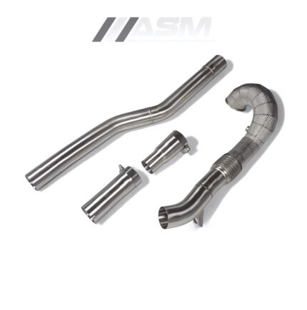 VW Golf R MK7/MK7.5 Front Downpipe Decat 2.0 TSI EA888 – ASM Performance Exhaust Upgrade
