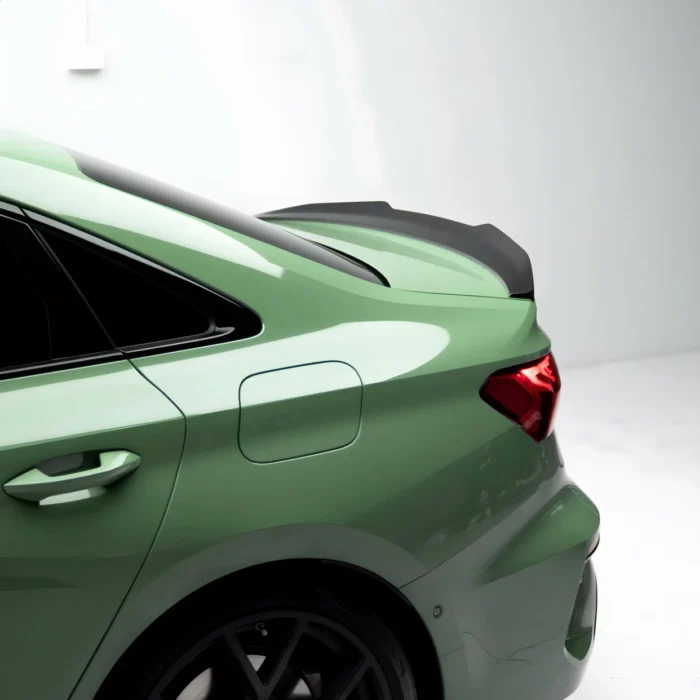 Audi Rs3 8Y Saloon Carbon Fibre Spoiler Ps Style – Side Angle Mounted View