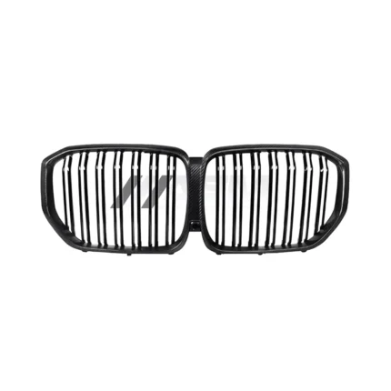 bmw-f95-x5m-carbon-fibre-front-kidney-grille-front-view