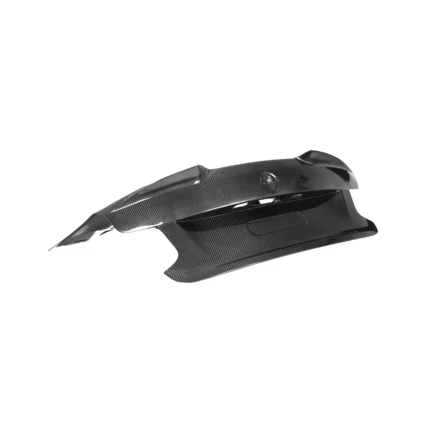 BMW M2 F87 CSL style carbon fibre trunk – angled overview of lightweight boot lid upgrade for 2 Series F22