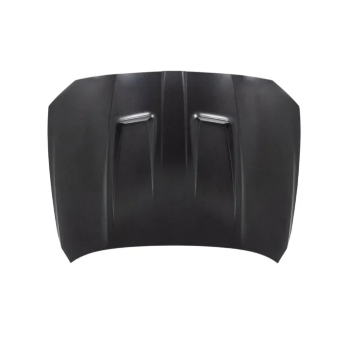 BMW M3 G80 G81 / M4 G82 G83 pre-preg carbon fibre bonnet – lightweight vented hood top front angle