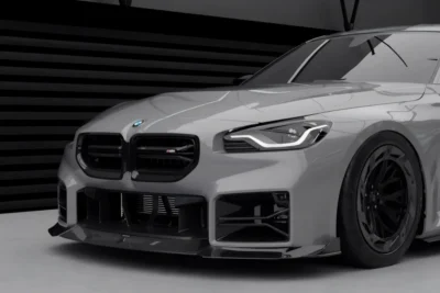 Full Car Angled To Show Carbon Bumper Grille Integration