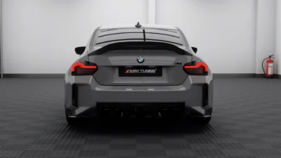 Product shot of the carbon fibre rear diffuser alone