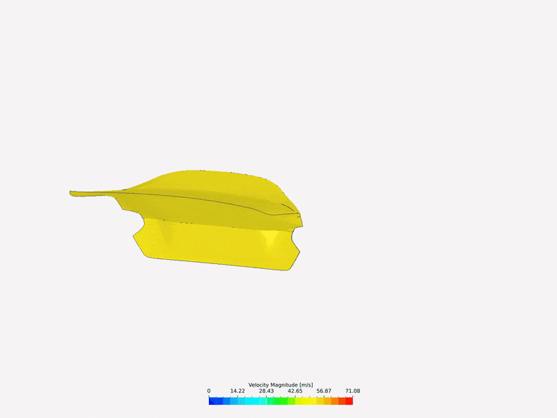 ASM Tuning carbon spoiler CFD simulation in action