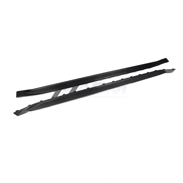 BMW M4 G82 G83 Dry Carbon Fibre Side Skirts Angle Display