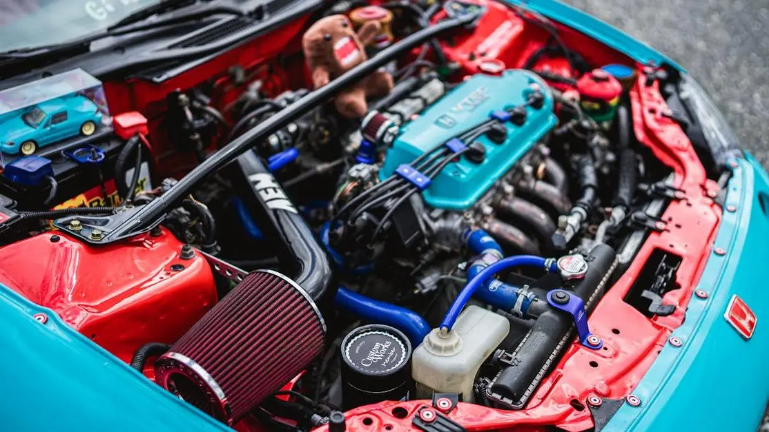 Best cold air intake for horsepower installed on a customized Honda engine