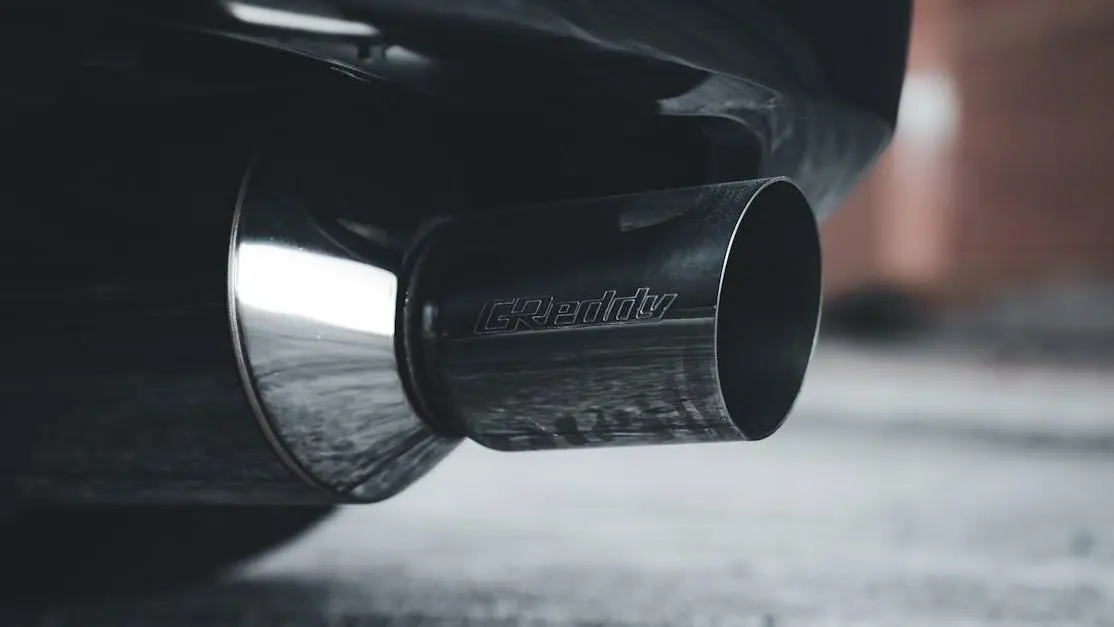 Car exhaust pipe with chrome and steel, related to how to install a straight pipe exhaust.