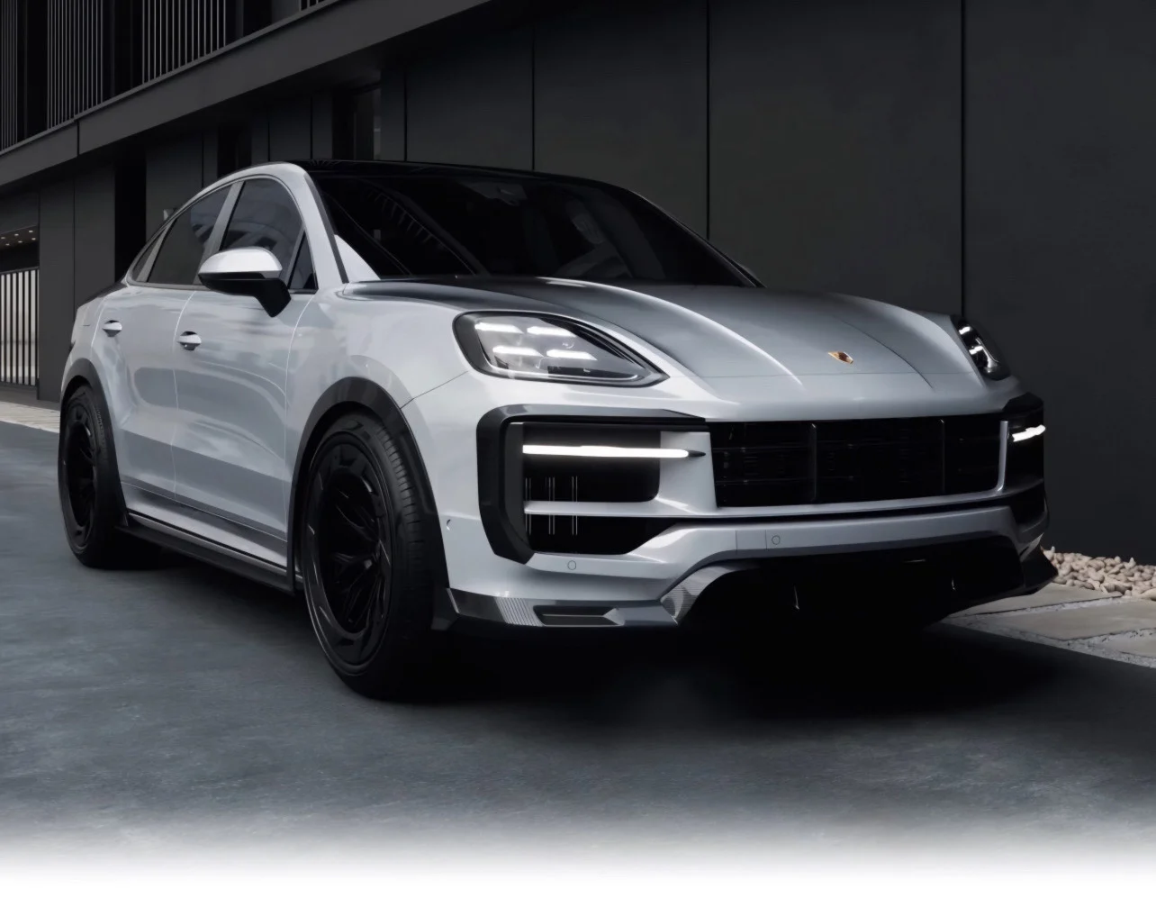 ASM Tuning Porsche Cayenne Widebody โ Custom Carbon Body Kit, Black Forged Wheels, Performance SUV