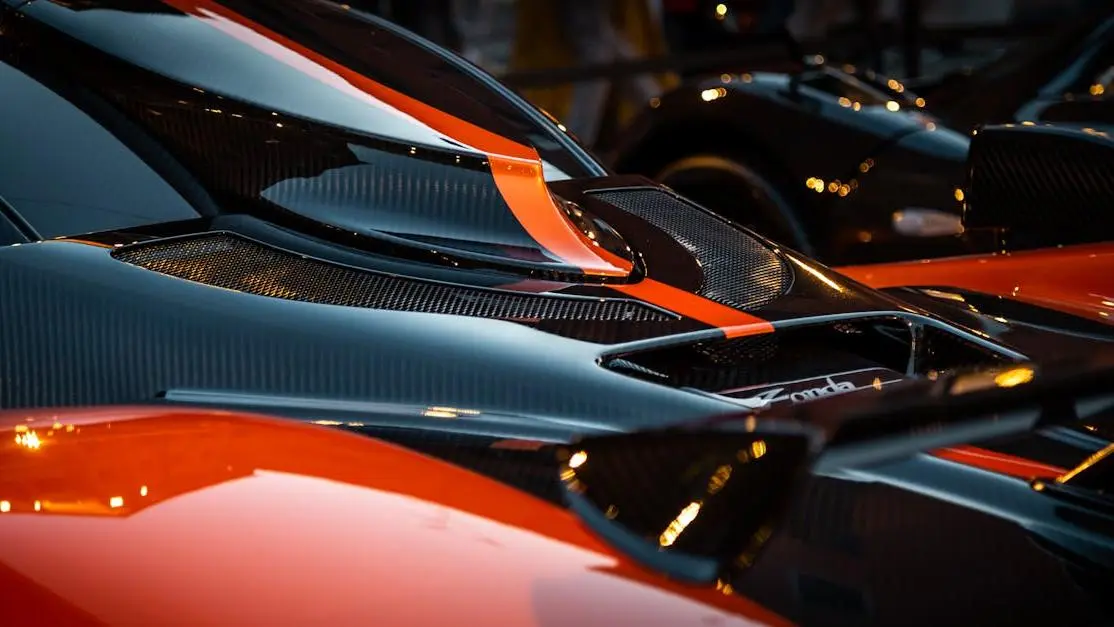 Pagani supercar showcasing aerodynamic design and benefits of carbon fiber body kits